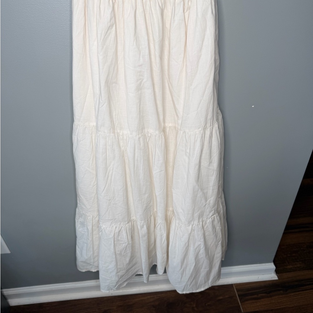 Petal & Pup Smocked Tiered Flutter Sleeve Maxi - Picture 5 of 11